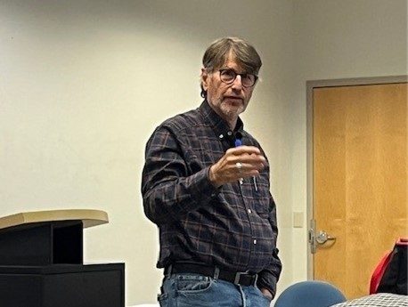 Instructor speaking