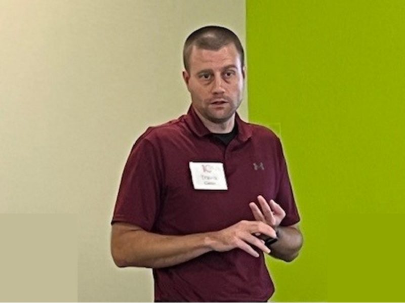 Instructor speaking