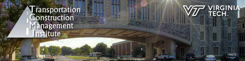 Transportation Construction Management Institute Header Image